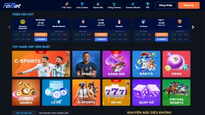 Nhà cái uy tín Fabet cực chất với hơn 1000 game đổi thưởng
