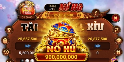 Nổ hũ tài xỉu siêu “hot”với tỉ lệ nổ hũ lên tới 98%